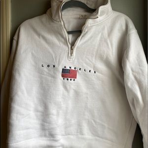 john glat LA quarter zip